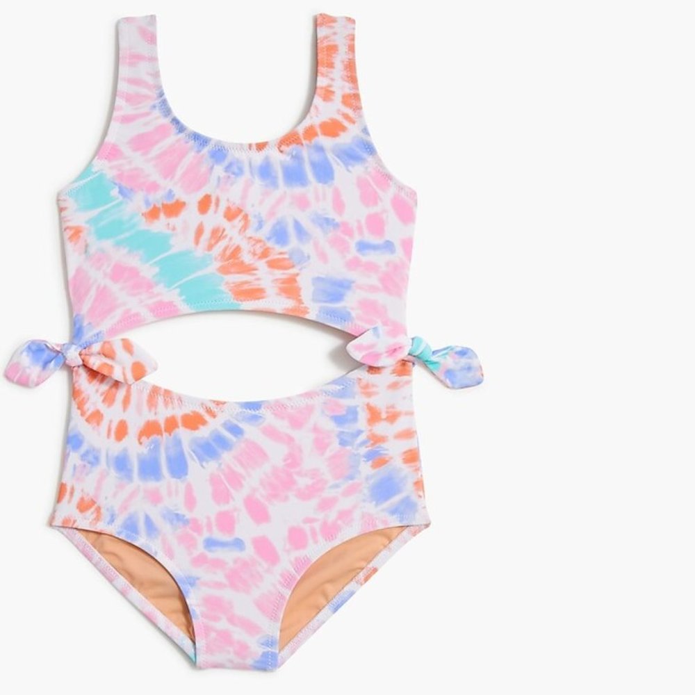 Crewcuts - Girls Cutout One-Piece Bathing Suit